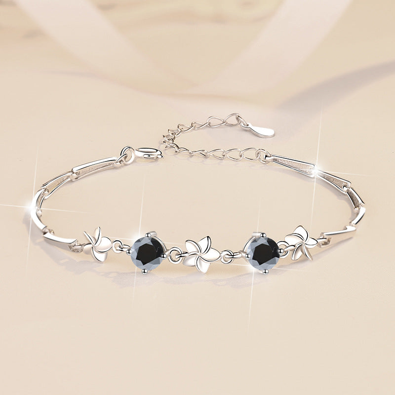 Moissanite Bracelet 4C2P 1.0ct (5mmx 2pcs)