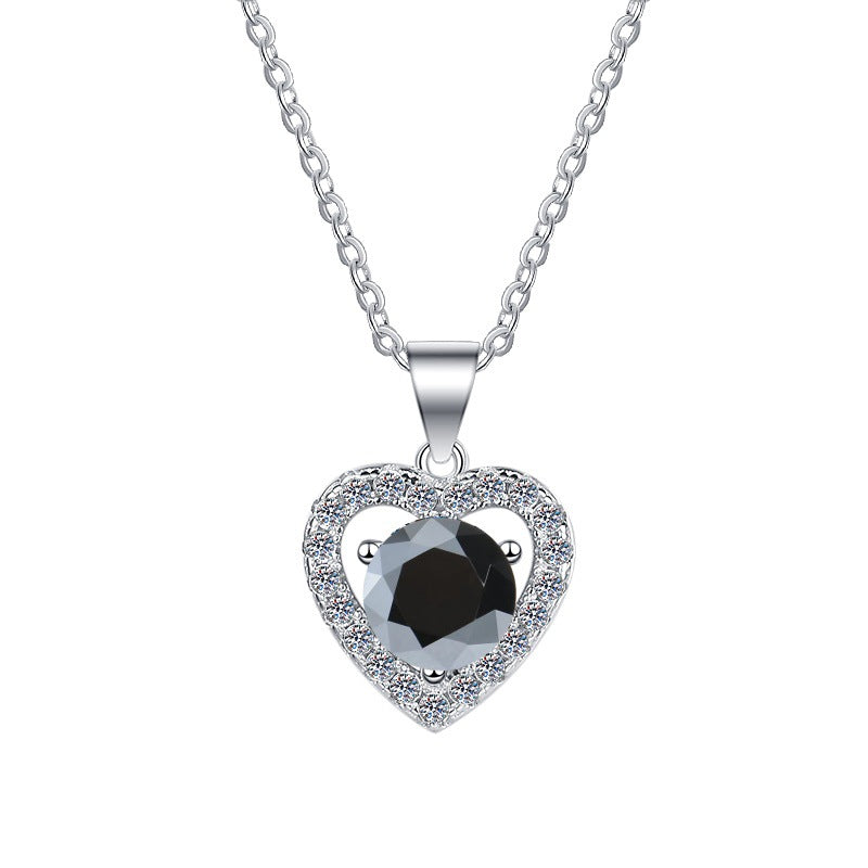 Moissanite Necklace 3HT 1.0ct (6.5mm)