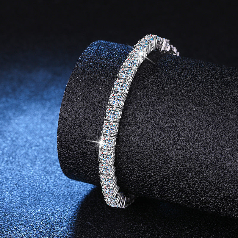 Moissanite Tennis Bracelet 0.10ct / 0.30ct (3mm / 4mm)