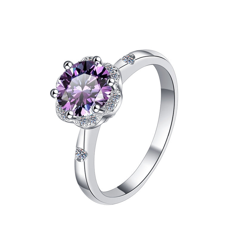 Moissanite Ring 1.0ct(6.5mm)