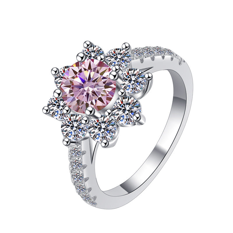 Moissanite Ring FL 2.0ct(8mm)