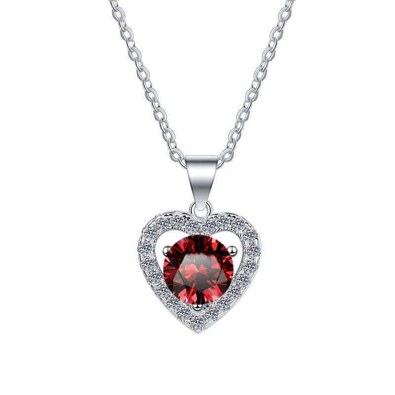 Moissanite Necklace 3HT 1.0ct (6.5mm)