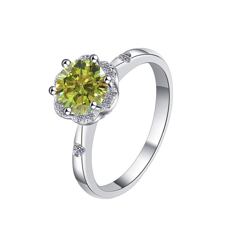 Moissanite Ring 1.0ct(6.5mm)