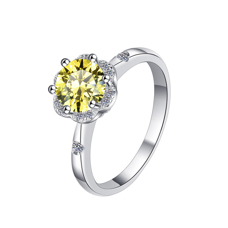 Moissanite Ring 1.0ct(6.5mm)