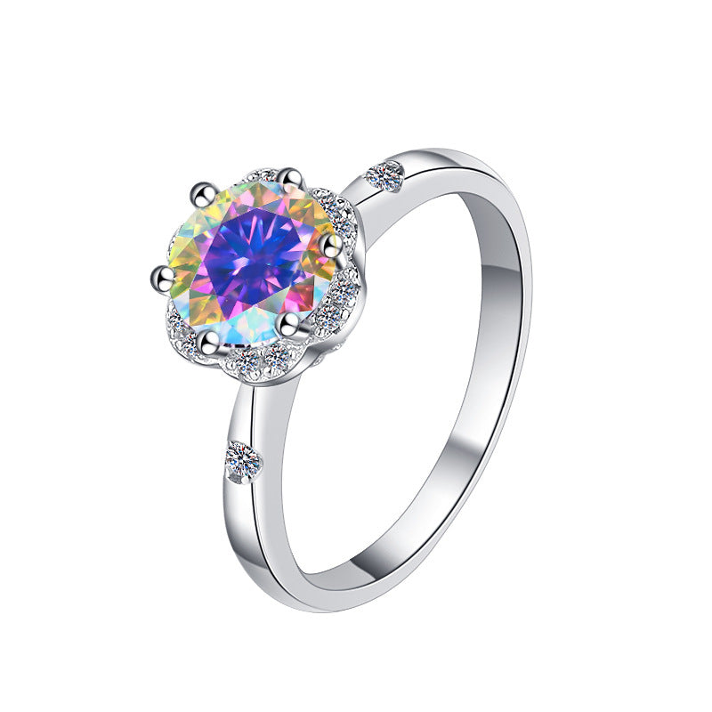 Moissanite Ring 1.0ct(6.5mm)