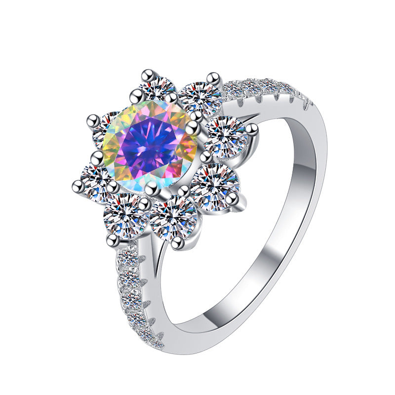 Moissanite Ring FL 2.0ct(8mm)