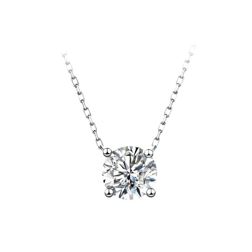 Moissanite Necklace 0.5ct to 2.0ct (5mm to 8mm)