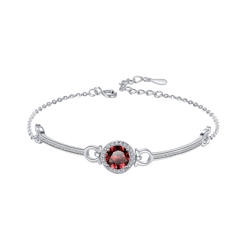 Moissanite Bracelet 4CC 1.0ct(6.5mm)
