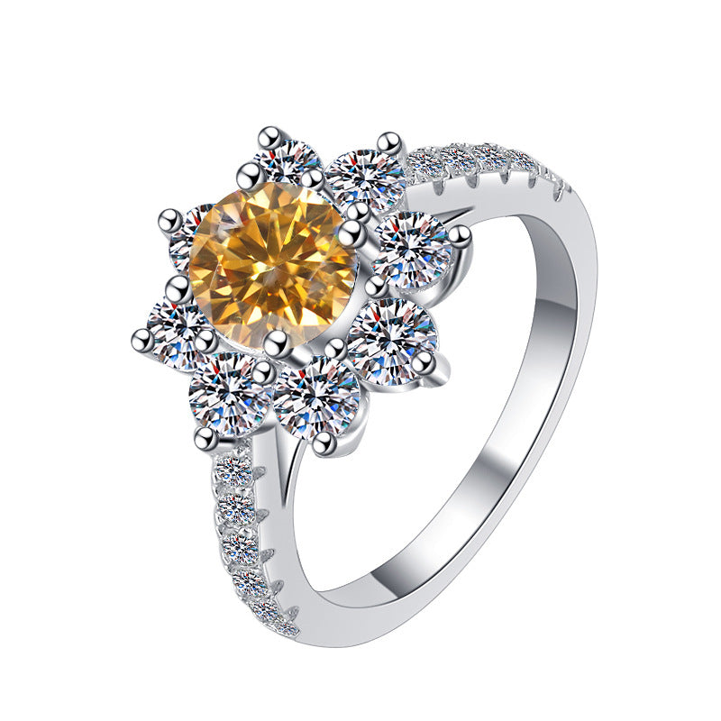 Moissanite Ring FL 2.0ct(8mm)