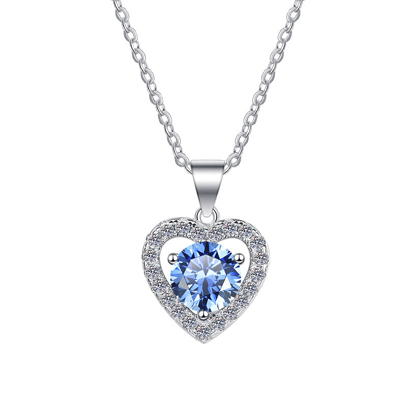 Moissanite Necklace 3HT 1.0ct (6.5mm)