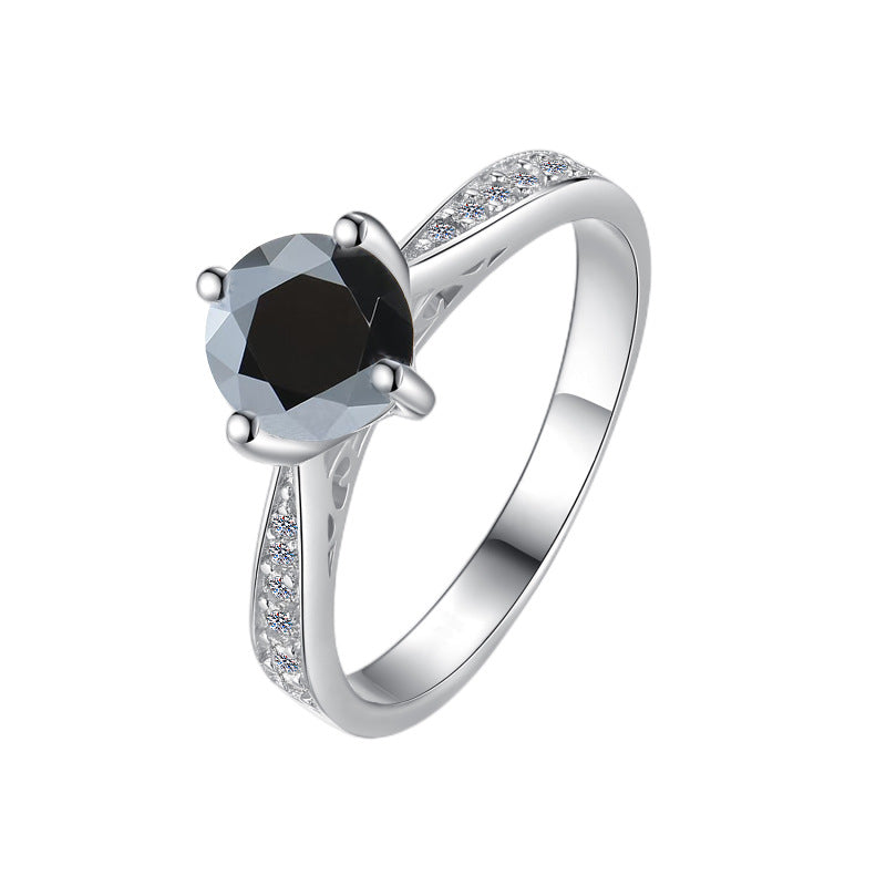 Moissanite Ring 4HD 1.0ct(6.5mm)