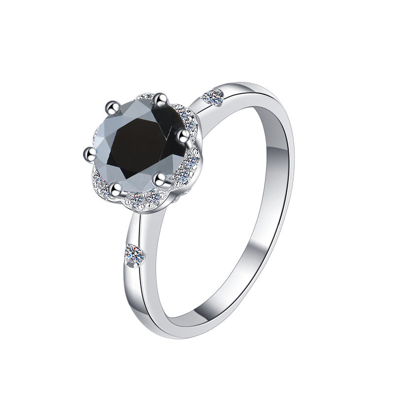 Moissanite Ring 1.0ct(6.5mm)