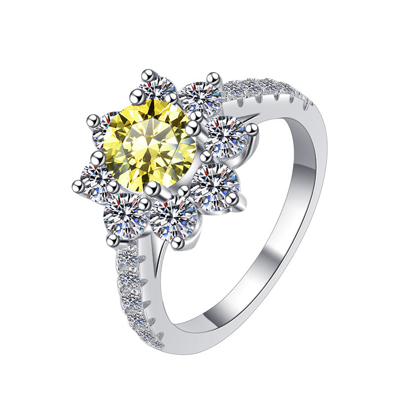 Moissanite Ring FL 2.0ct(8mm)