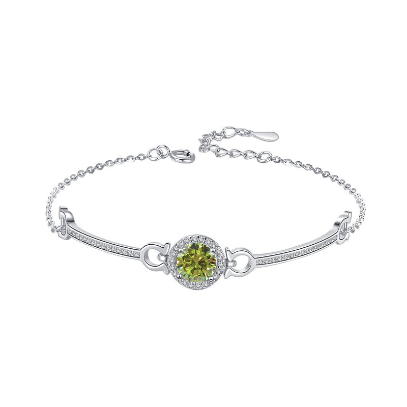 Moissanite Bracelet 4CC 1.0ct(6.5mm)