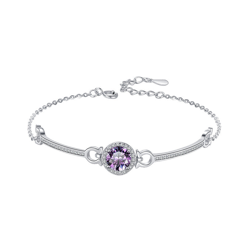 Moissanite Bracelet 4CC 1.0ct(6.5mm)