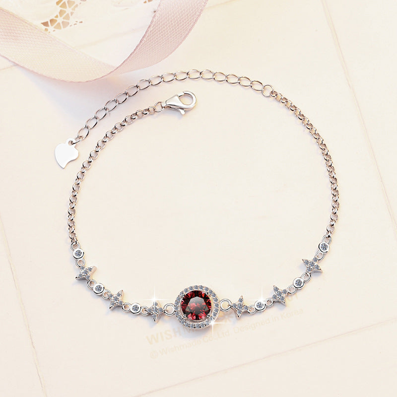 Moissanite Bracelet 4CS 1.0ct(6.5mm)