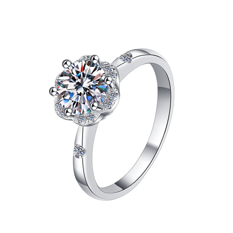 Moissanite Ring 1.0ct(6.5mm)