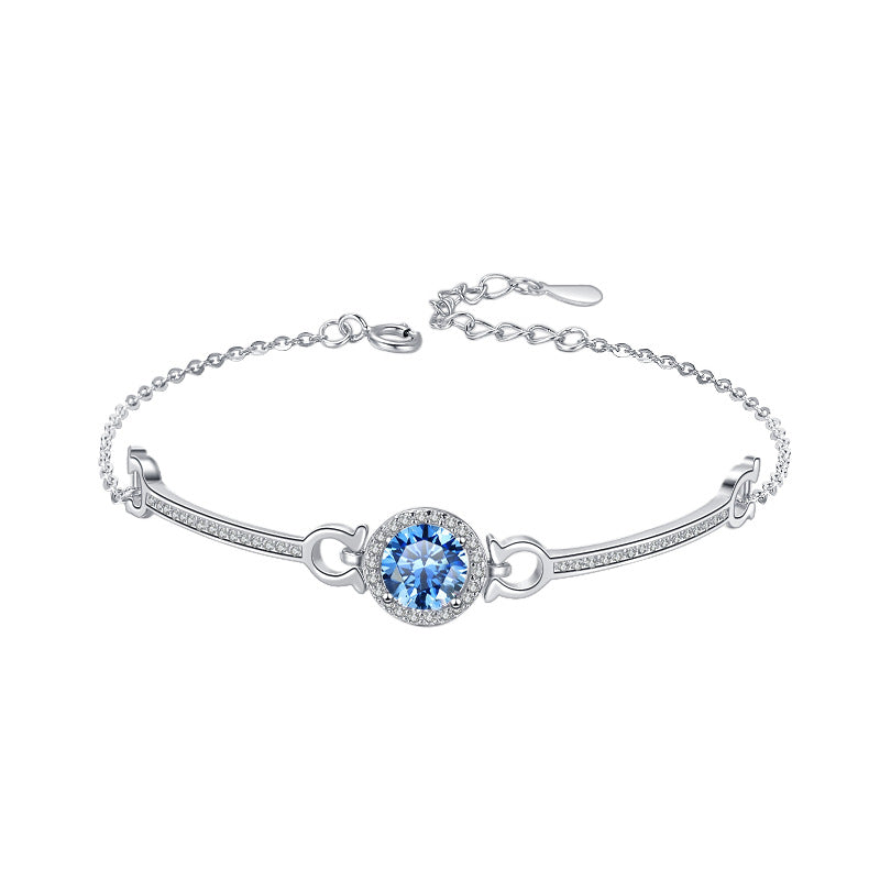 Moissanite Bracelet 4CC 1.0ct(6.5mm)
