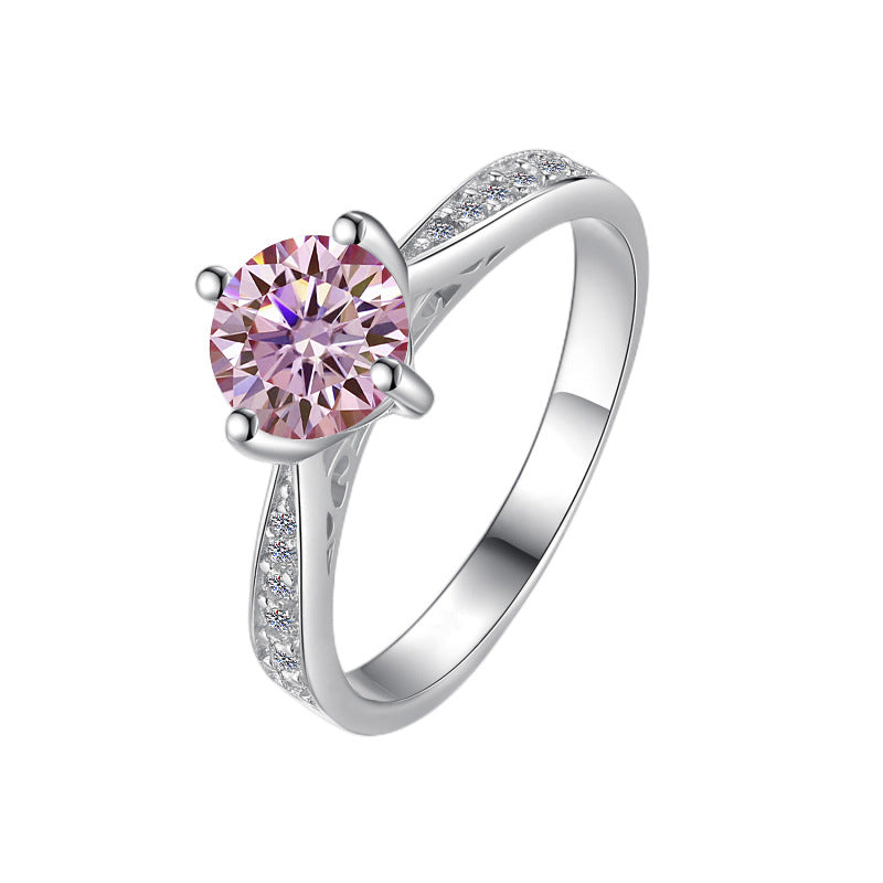Moissanite Ring 4HD 1.0ct(6.5mm)