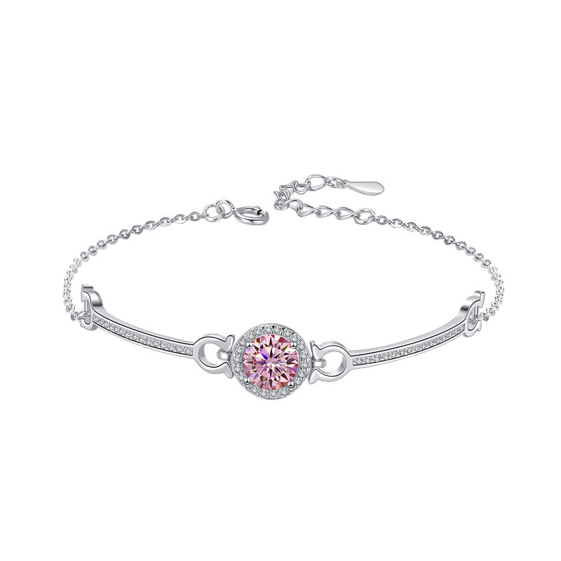 Moissanite Bracelet 4CC 1.0ct(6.5mm)