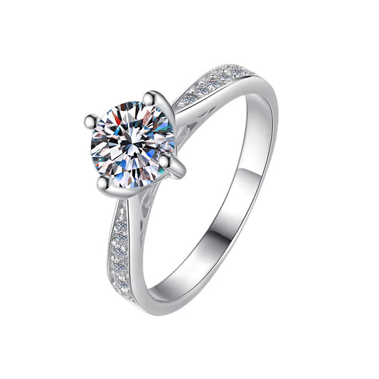 Moissanite Ring 4HD 1.0ct(6.5mm)