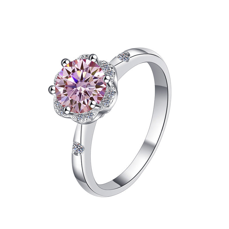 Moissanite Ring 1.0ct(6.5mm)