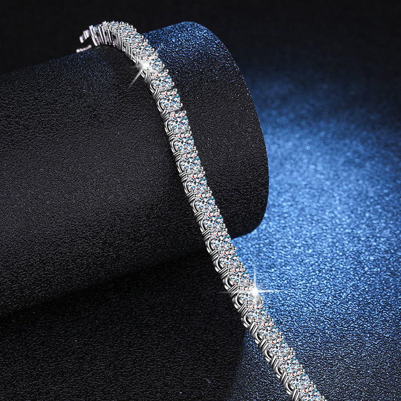 Moissanite Tennis Bracelet 0.10ct / 0.30ct (3mm / 4mm)