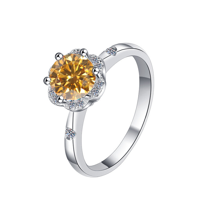 Moissanite Ring 1.0ct(6.5mm)