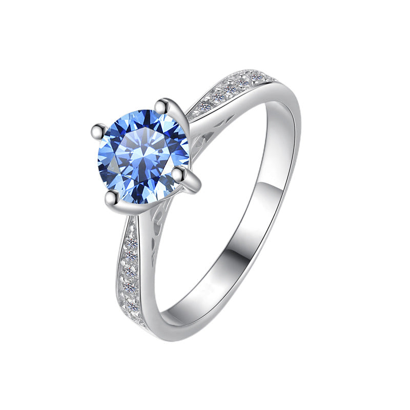 Moissanite Ring 4HD 1.0ct(6.5mm)