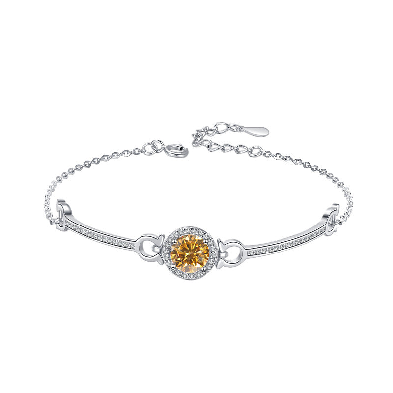 Moissanite Bracelet 4CC 1.0ct(6.5mm)