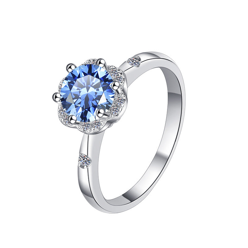 Moissanite Ring 1.0ct(6.5mm)