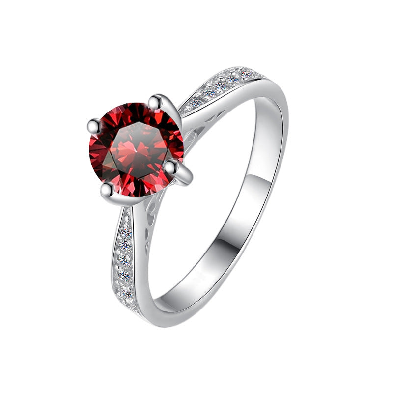 Moissanite Ring 4HD 1.0ct(6.5mm)