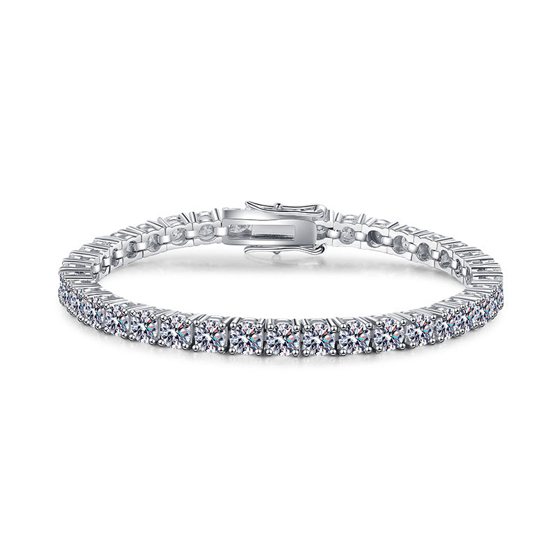 Moissanite Tennis Bracelet 0.10ct / 0.30ct (3mm / 4mm)