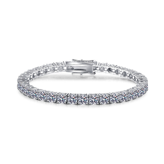 Moissanite Tennis Bracelet 0.10ct / 0.30ct (3mm / 4mm)