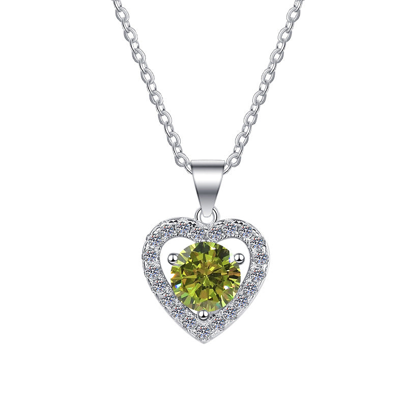 Moissanite Necklace 3HT 1.0ct (6.5mm)
