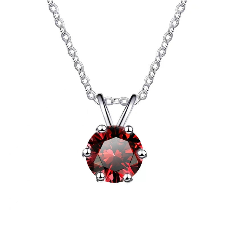 Moissanite Necklace 4RB 1.0ct (6.5mm)