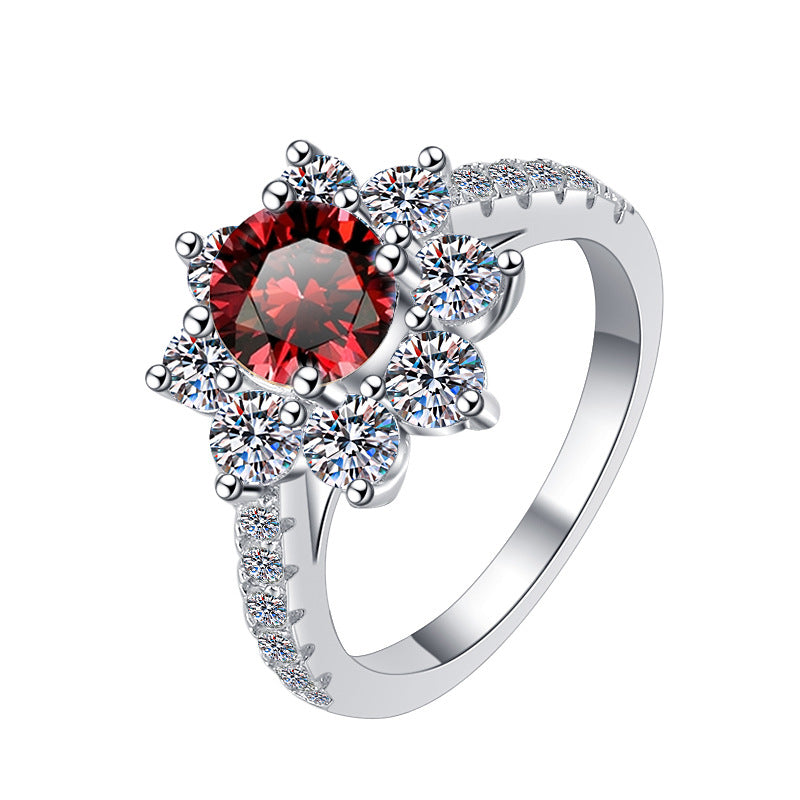 Moissanite Ring FL 2.0ct(8mm)